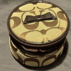 Coach travel jewelry case